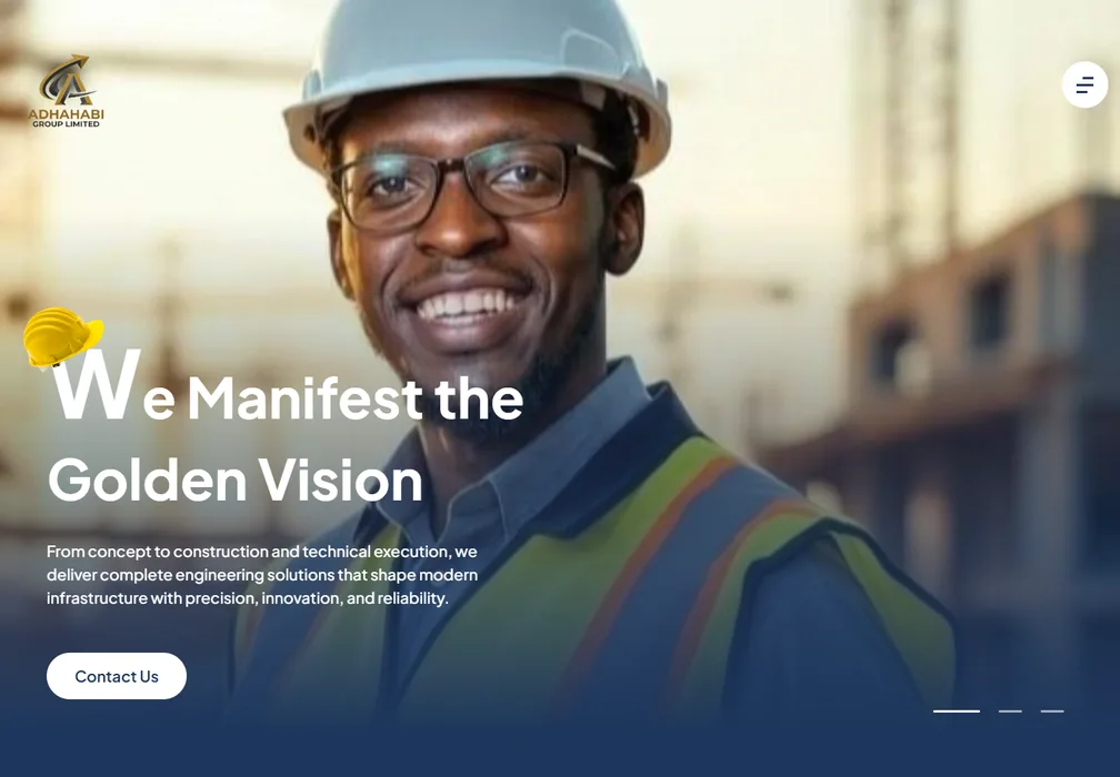Adhahabi Group website preview